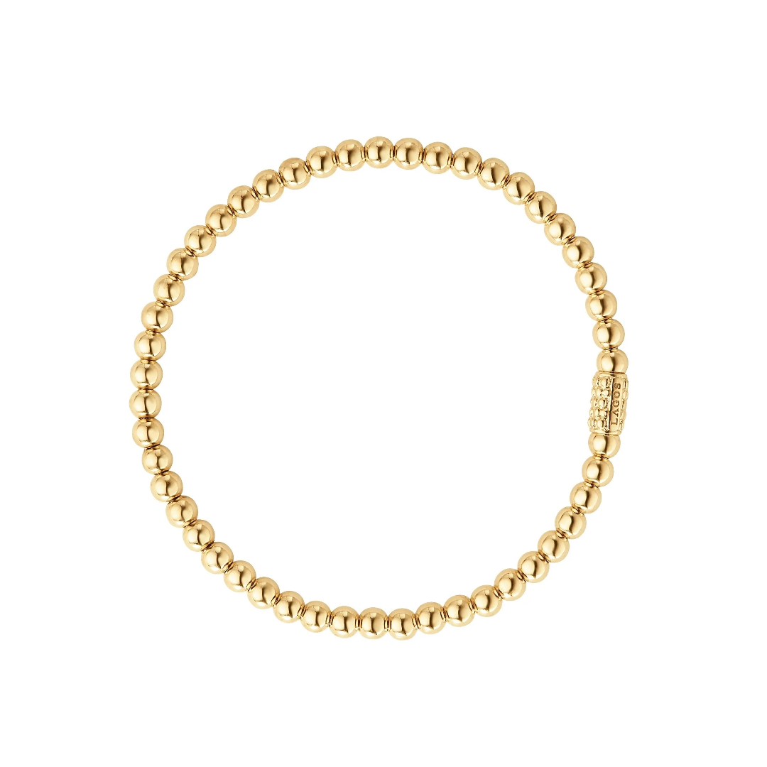 Lagos Caviar Gold Bead Bracelet 2