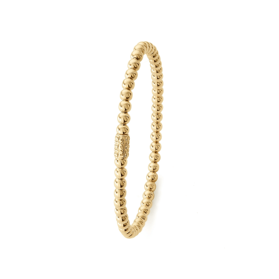 Lagos Caviar Gold Bead Bracelet 1