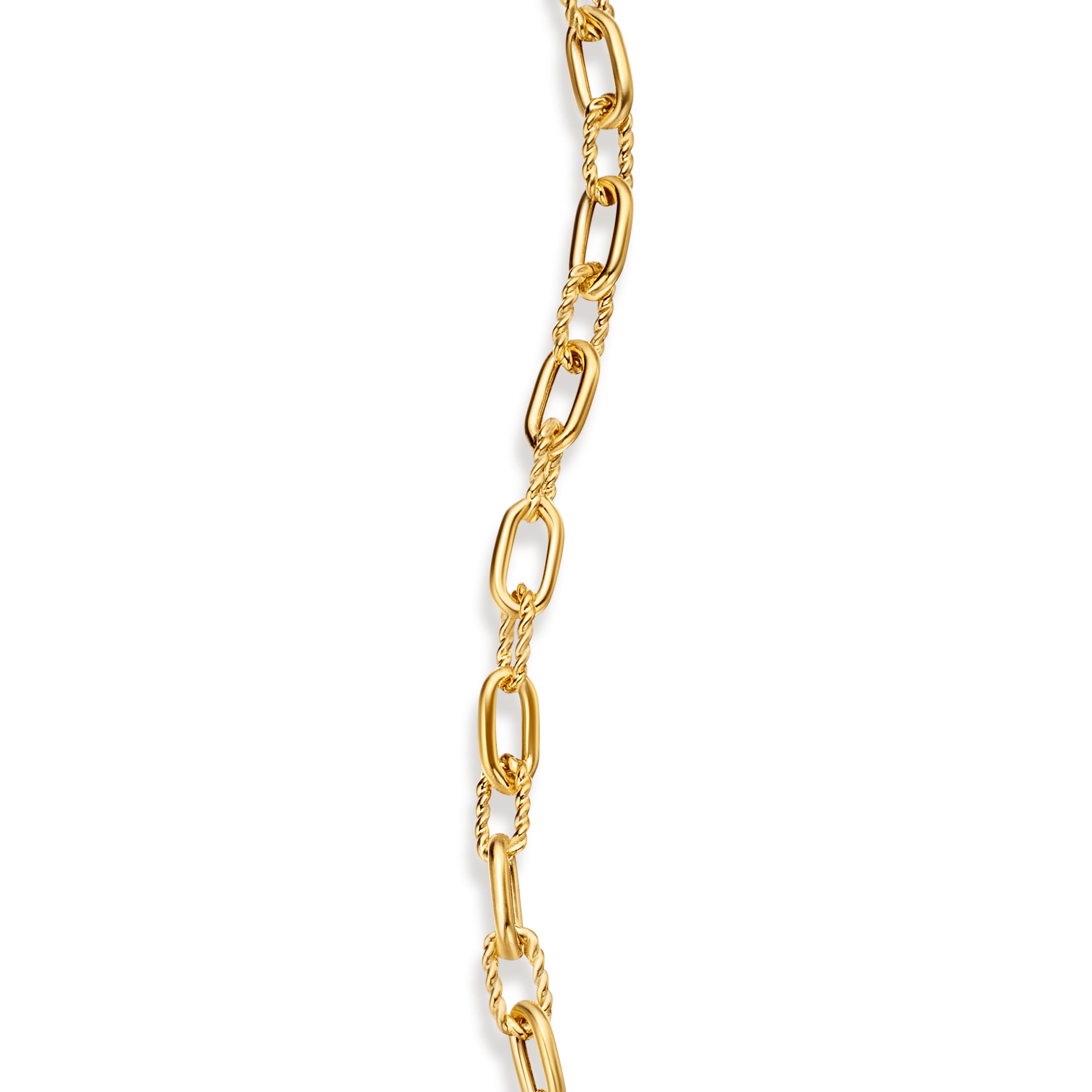 David Yurman 3mm Madison Chain Bracelet in 18k Yellow Gold, Size Large 4