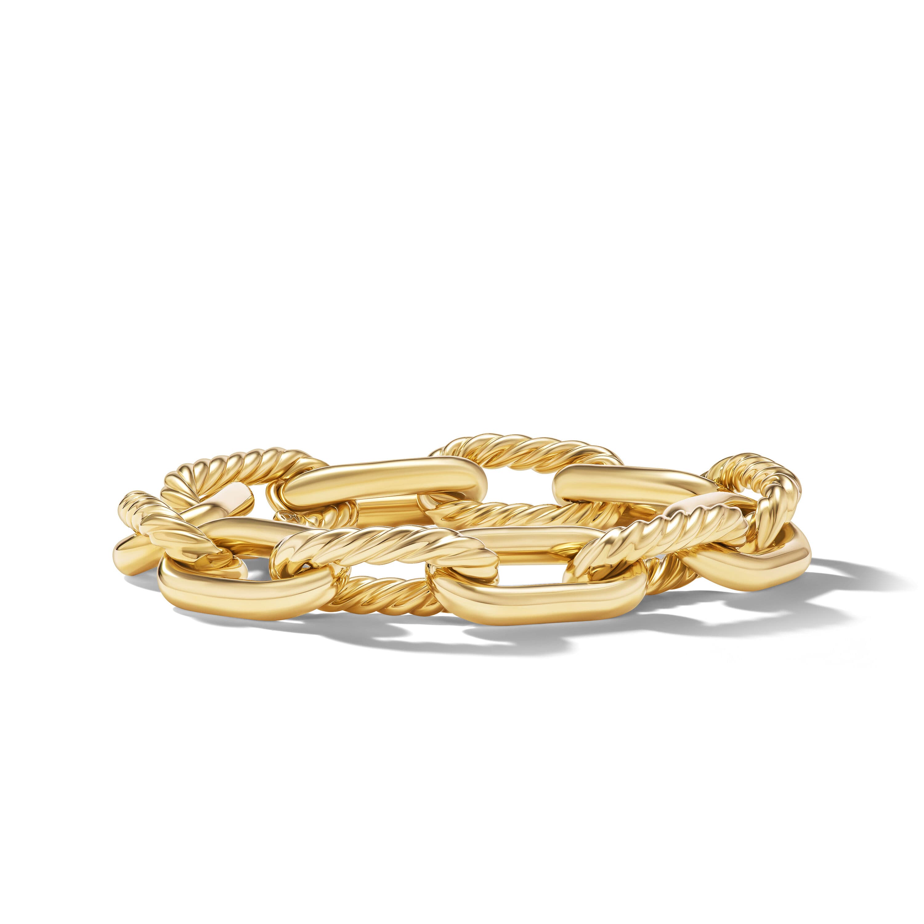 David Yurman 13.5mm Madison Chain Bracelet in 18k Yellow Gold