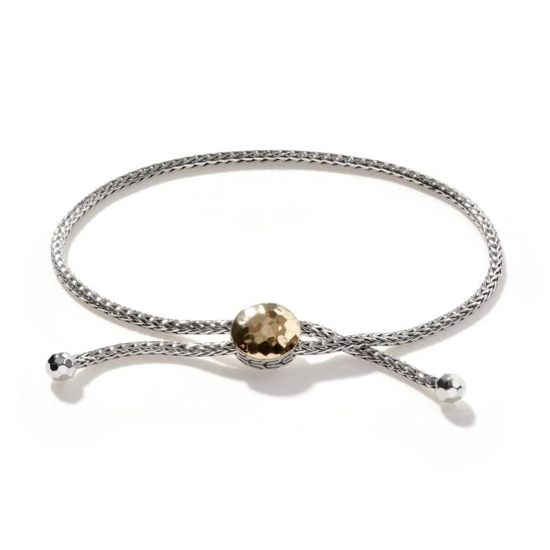 John Hardy Palu Slider Bracelet in Sterling Silver and Gold 0