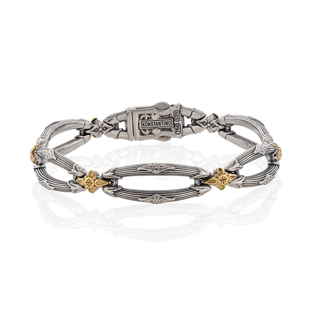 Konstantino Delos 2 Open Oval Link Bracelet