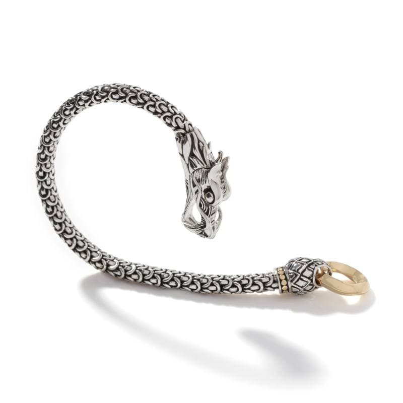 John Hardy Naga Collection Dragon Bracelet with Yellow Gold 2