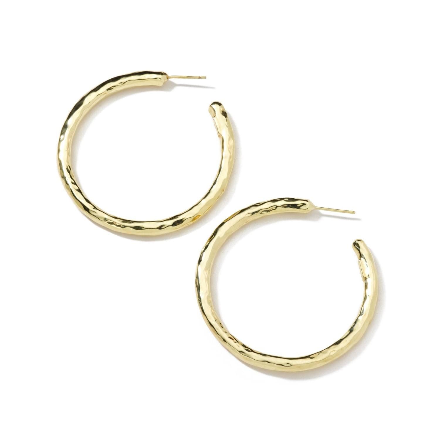 Ippolita Classico Medium Yellow Gold Hoop Earrings 1