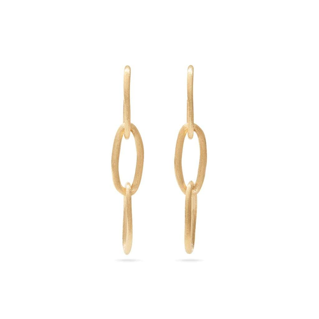 Marco Bicego Jaipur Gold Triple Link Drop Earrings 3