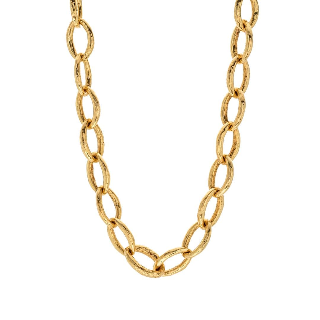 Ippolita Classico Short Hammered Bastille Mini Link Necklace