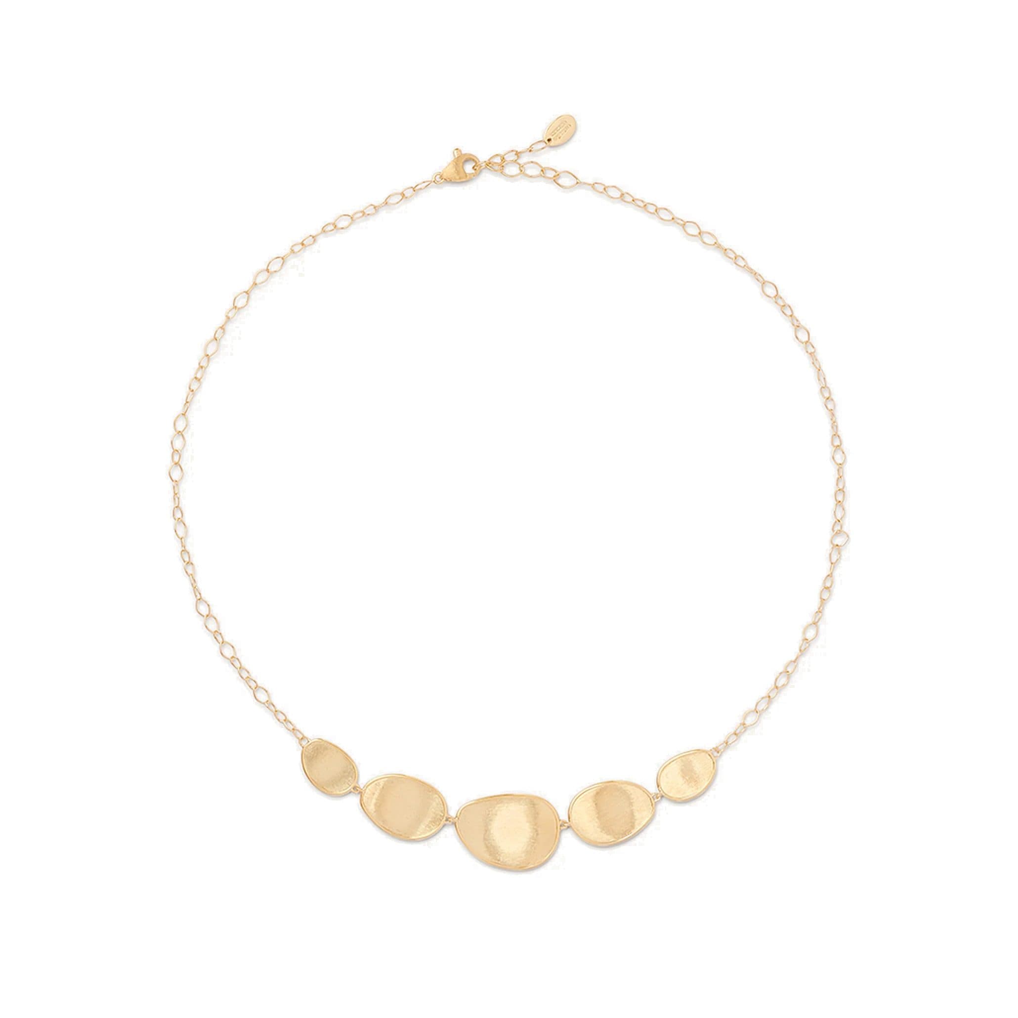 Marco Bicego Yellow Gold Lunaria Halfie Petal Necklace 2