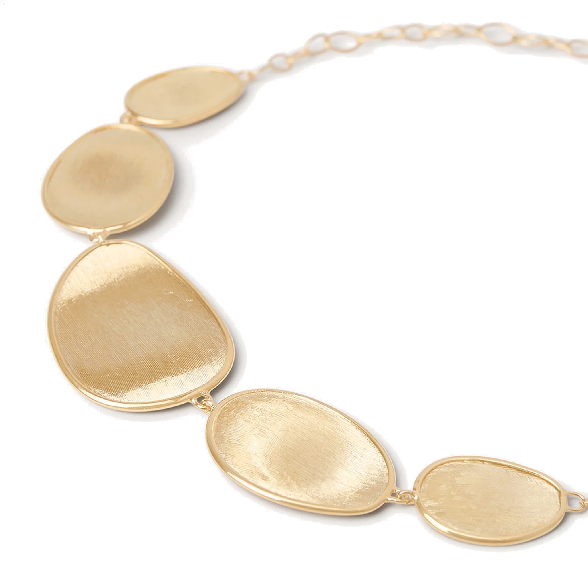 Marco Bicego Yellow Gold Lunaria Halfie Petal Necklace 3