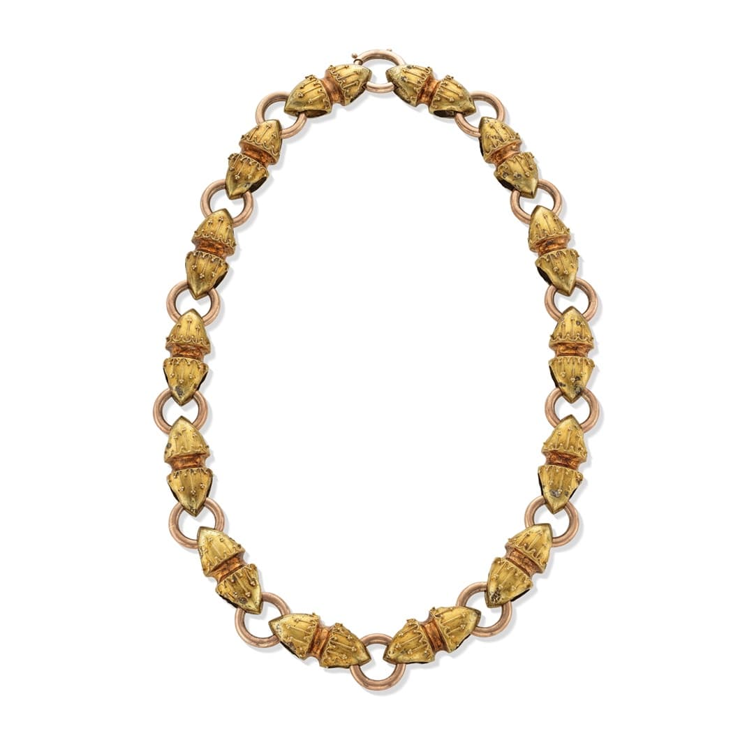 Estate Collection Etruscan Collar Necklace 0