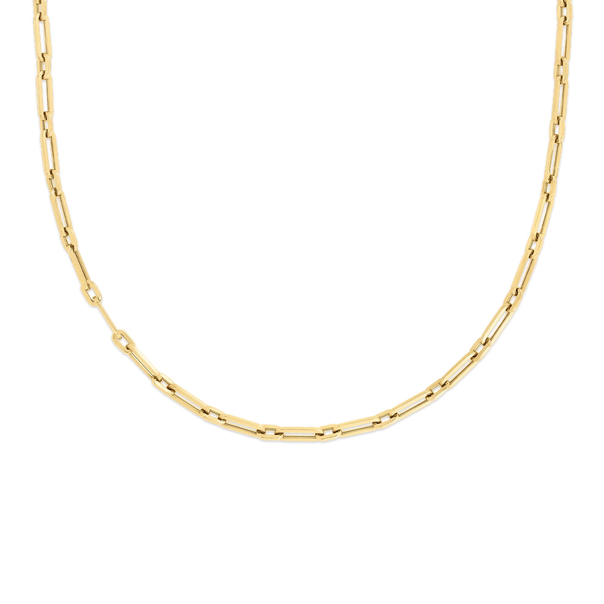 Roberto Coin Riveted Link Chain Necklace, 17 Inches 0