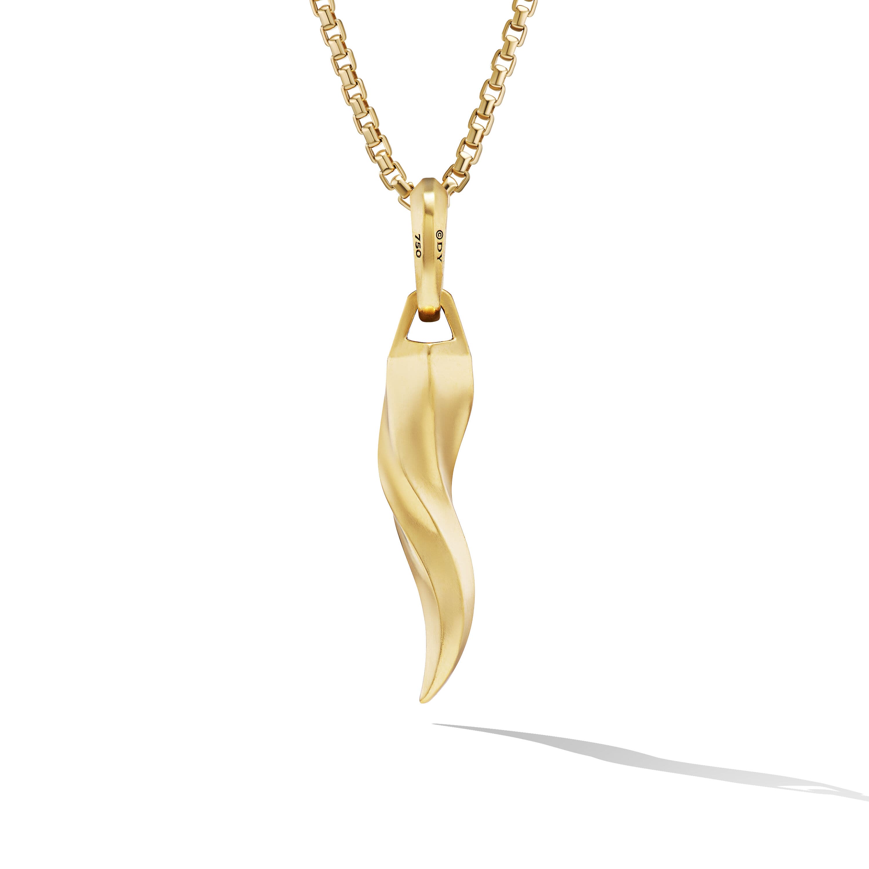 David Yurman Gold Cornicello Amulet 1