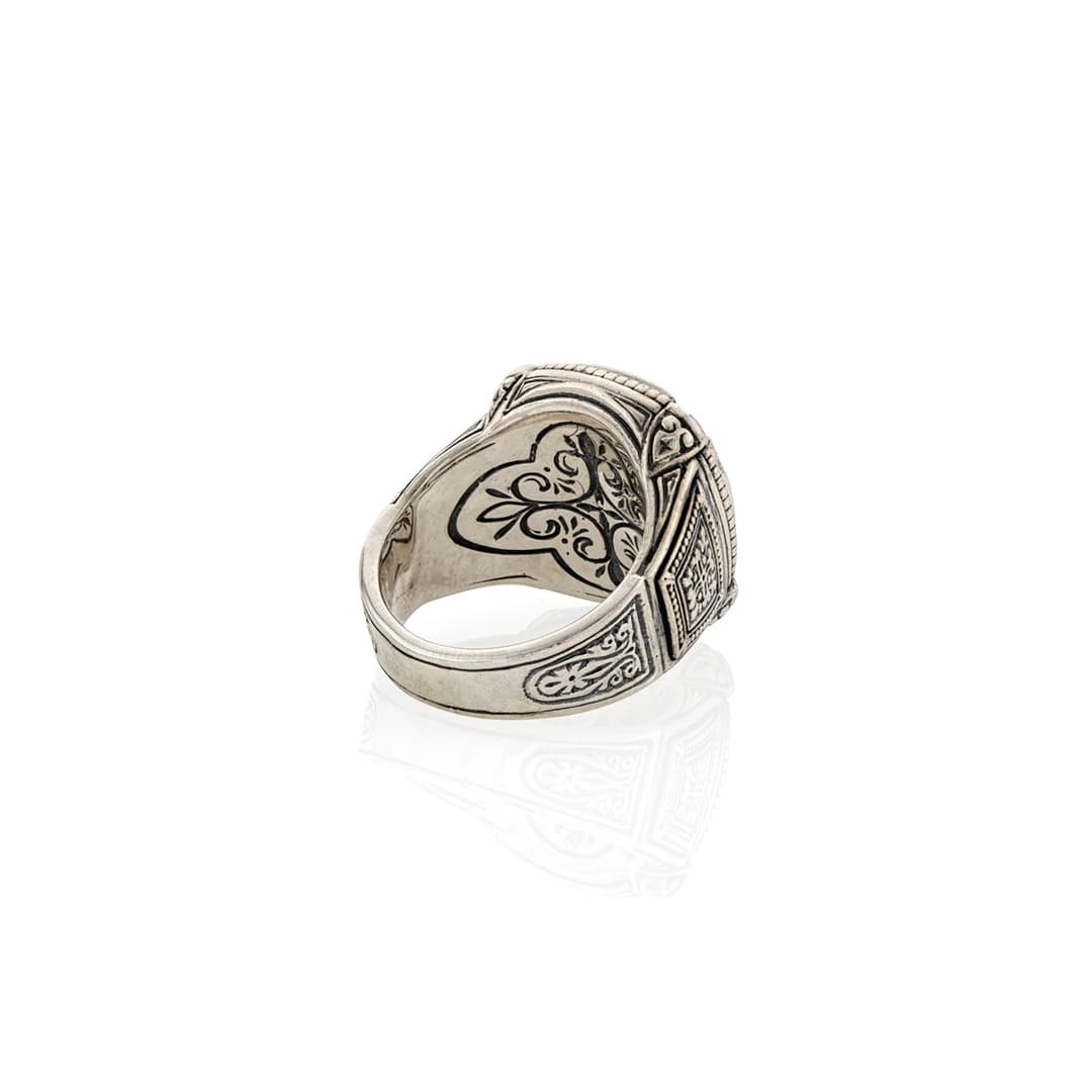 Konstantino Men's Pegasus Signet Ring 1