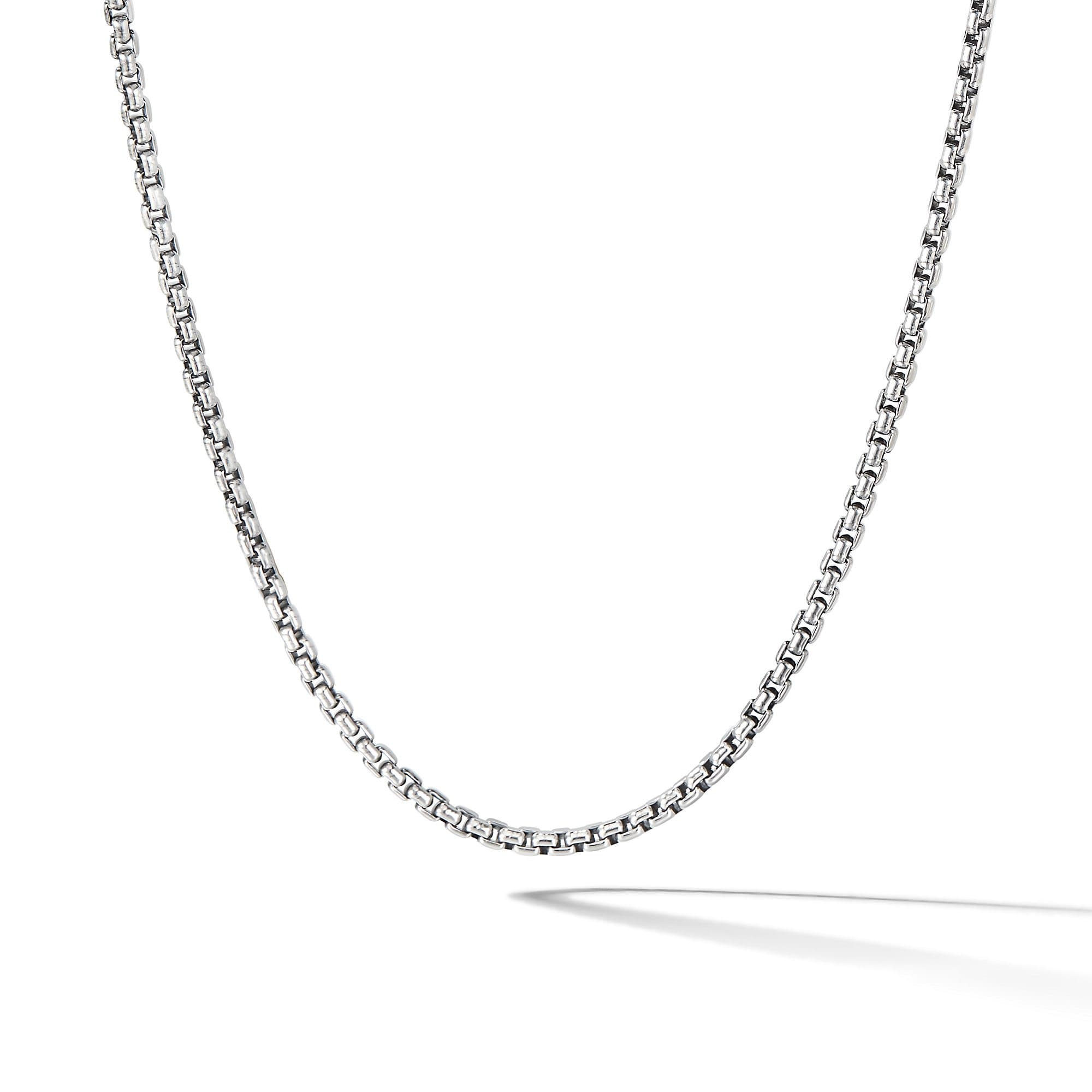 David Yurman 2.7mm Box Chain Slider Necklace, 36 Inches