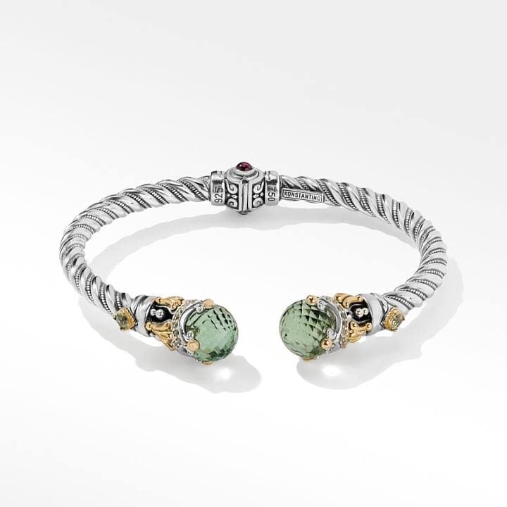 Konstantino Pythia Green Amethyst Bracelet 2