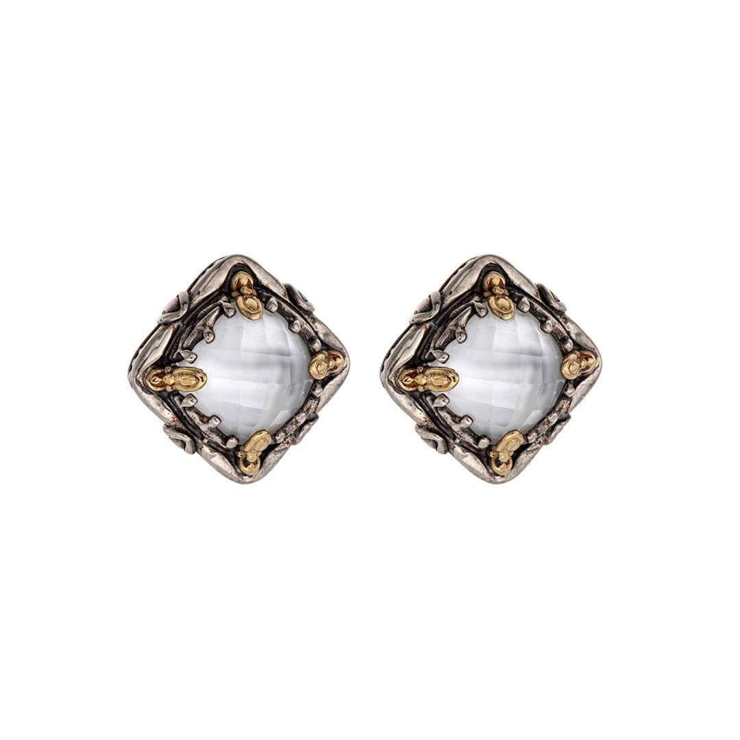 Konstantino Gen K Mother of Pearl Stud Earrings 0