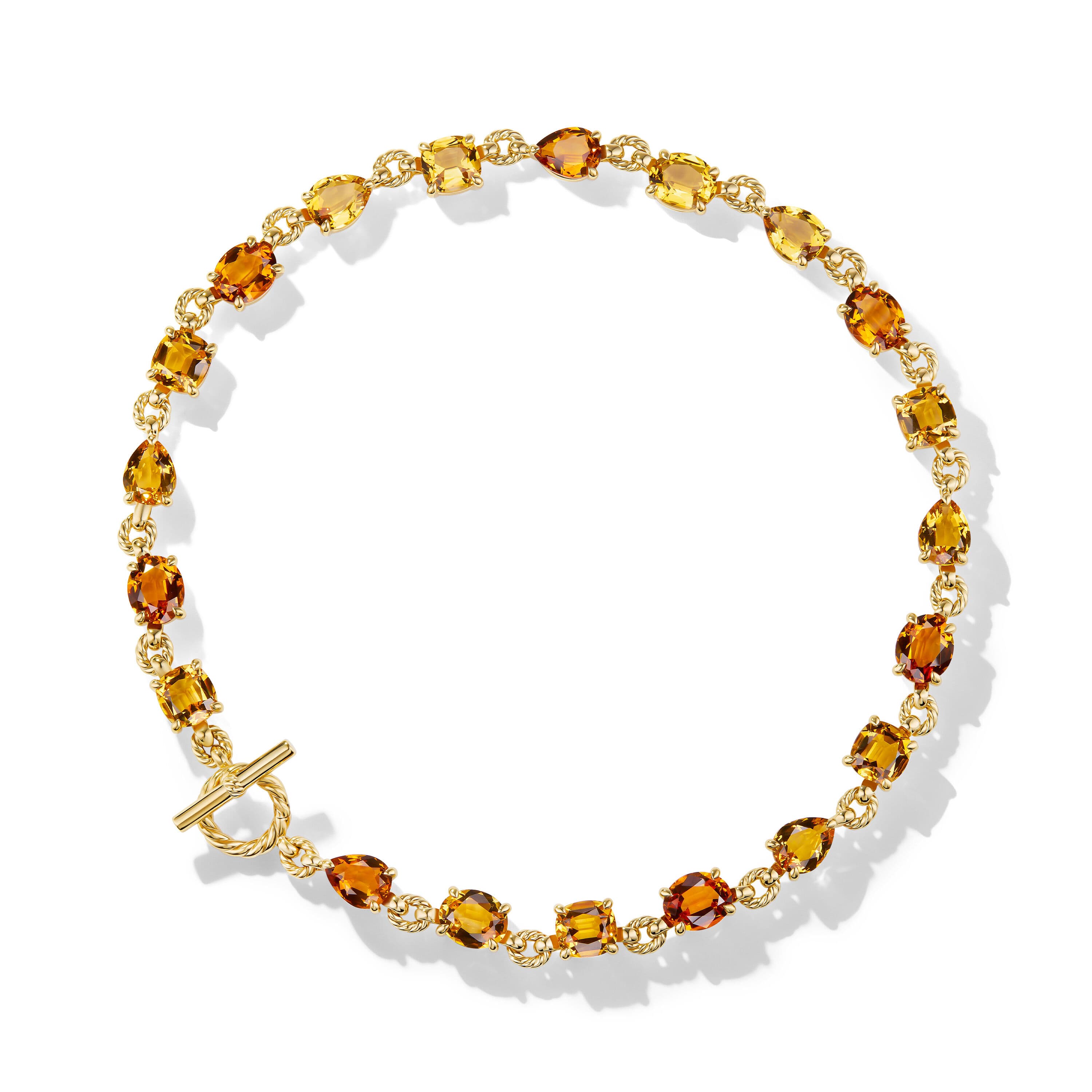 David Yurman Marbella Toggle Necklace with Citrine and Madeira Citrine 0