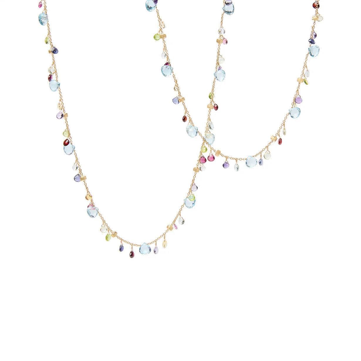 Marco Bicego Paradise Mixed Gemstone Long Necklace 1