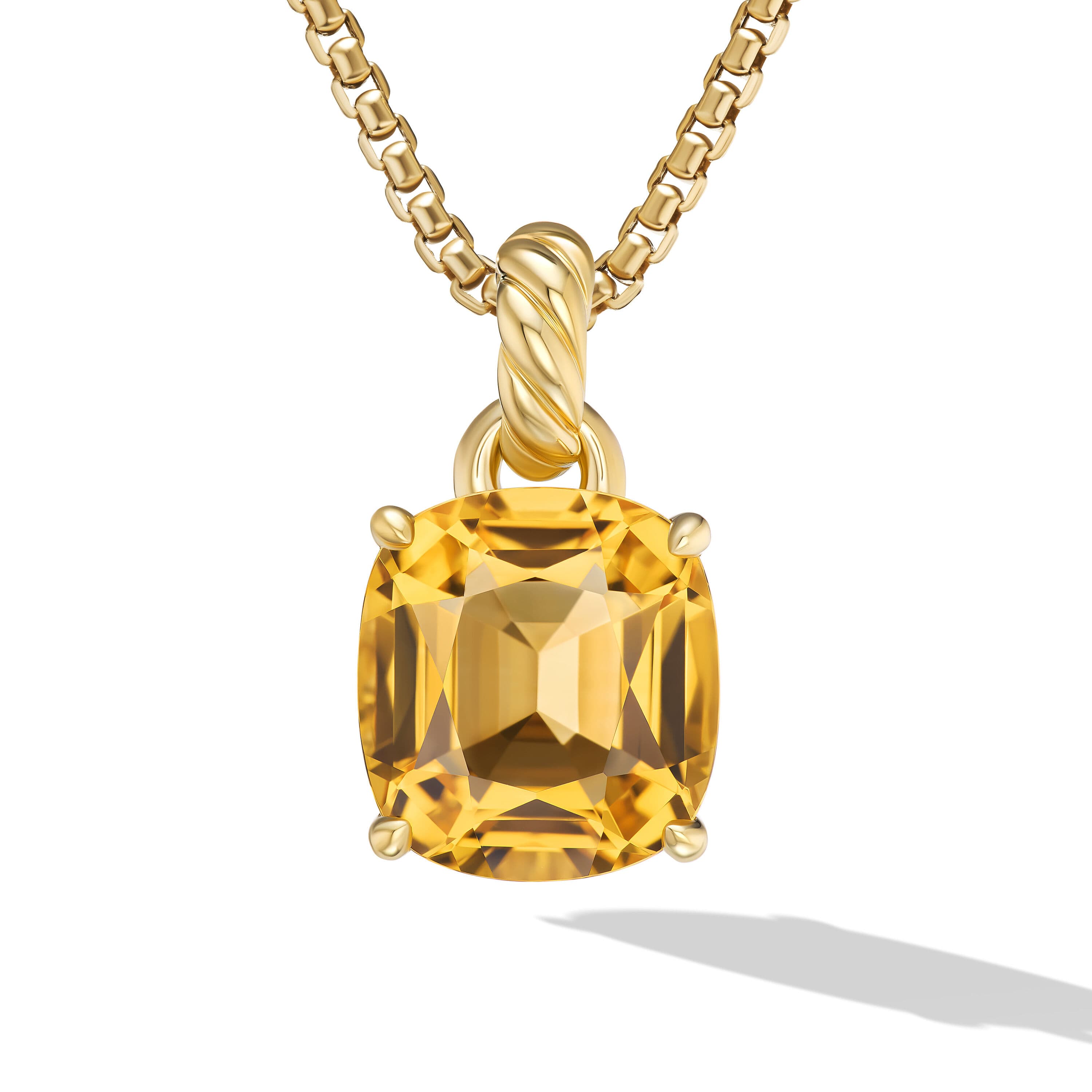 David Yurman Marbella Pendant in Gold with Citrine 0