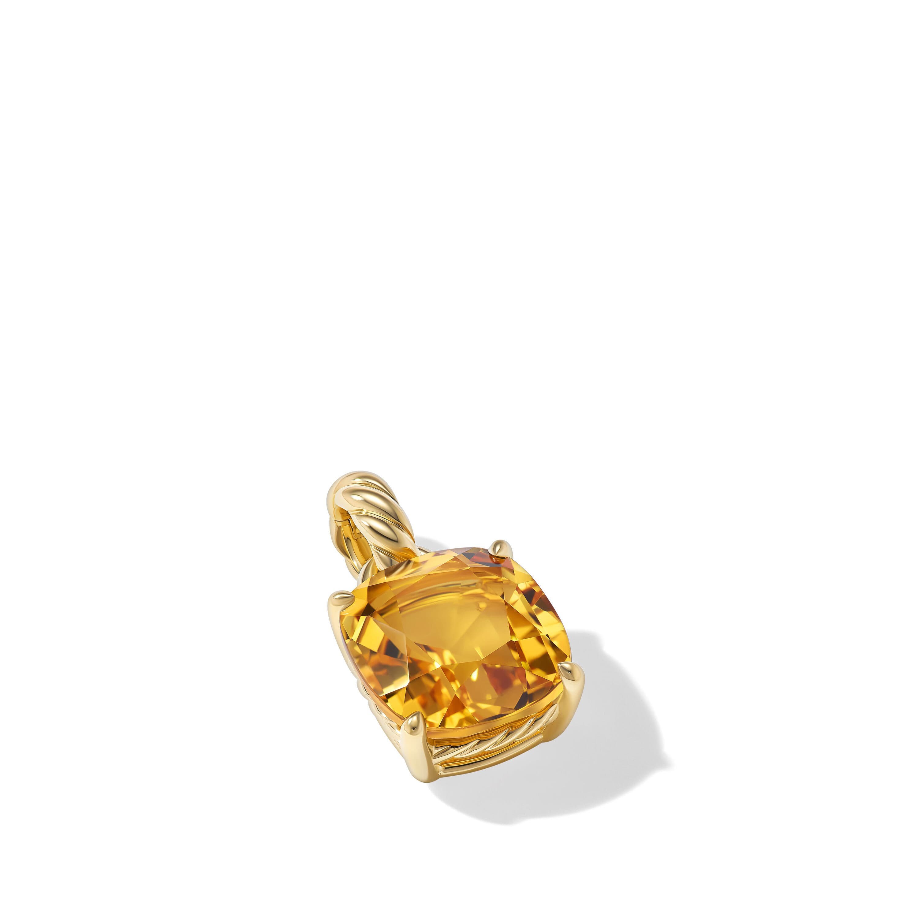 David Yurman Marbella Pendant in Gold with Citrine 2