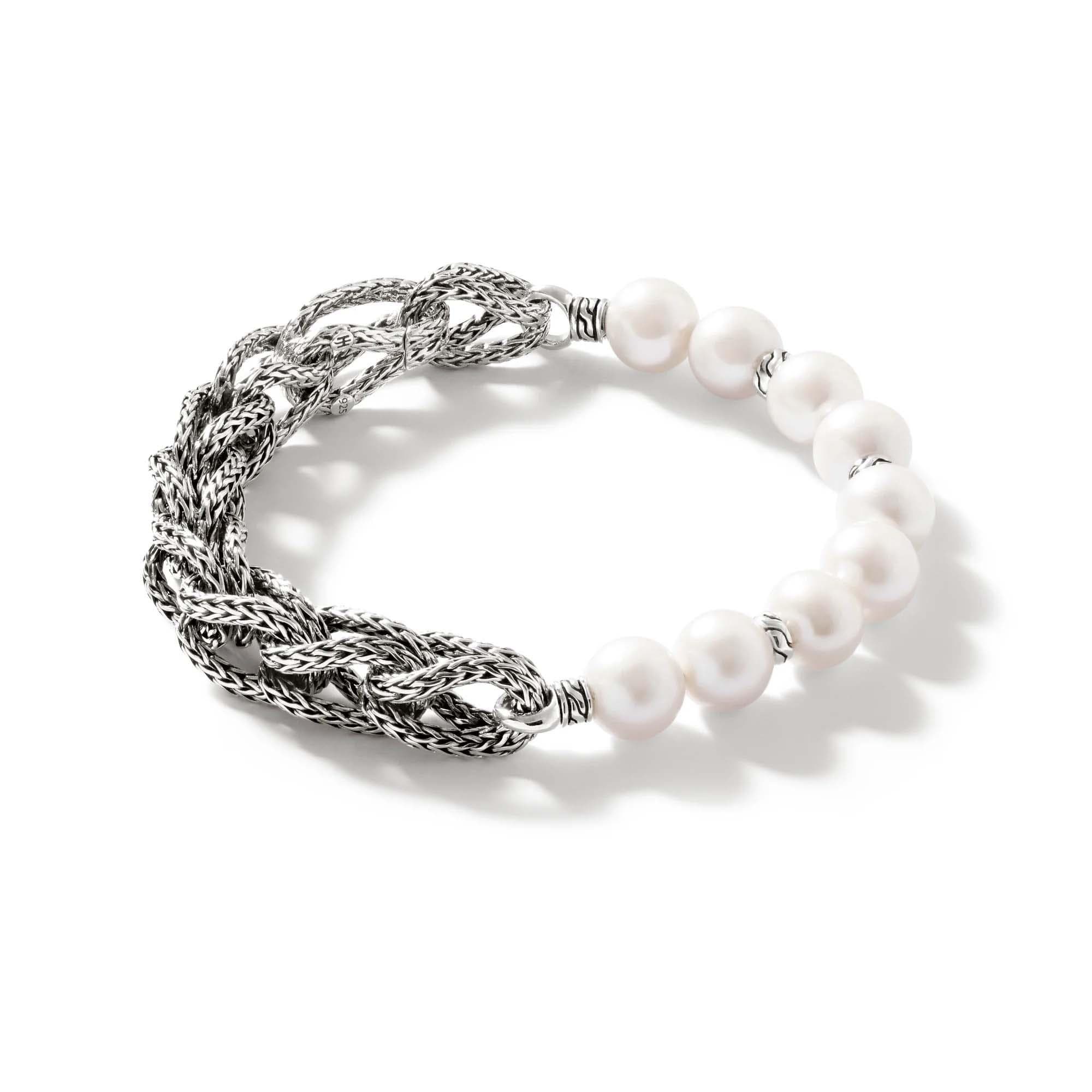 John Hardy Asli 10.5mm Pearl and Link Bracelet 4