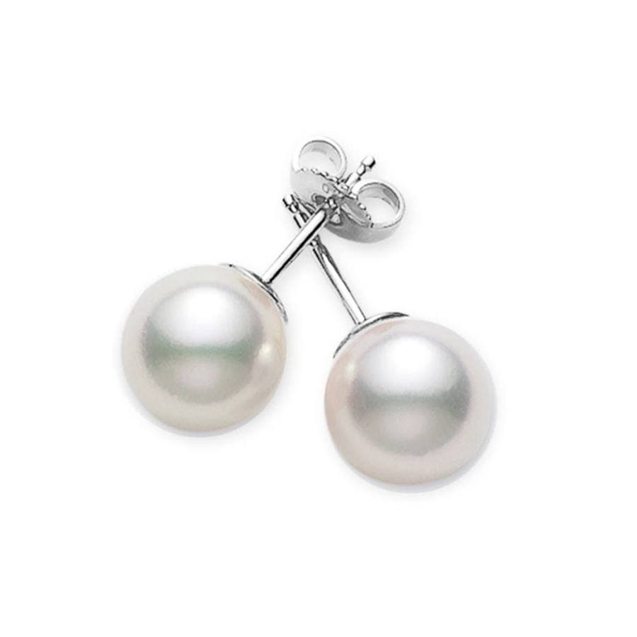 Mikimoto 5.5-5mm A Pearl Stud Earrings in White Gold 0