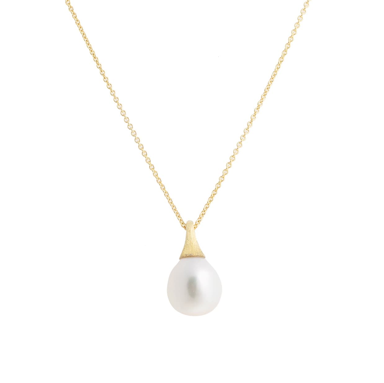 Marco Bicego Yellow Gold Africa Pearl Pendant Necklace 0