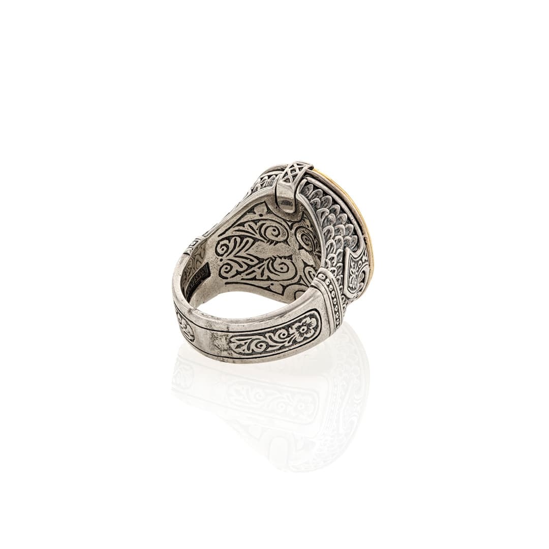 Konstantino Men's Oval Perseus Ring 1