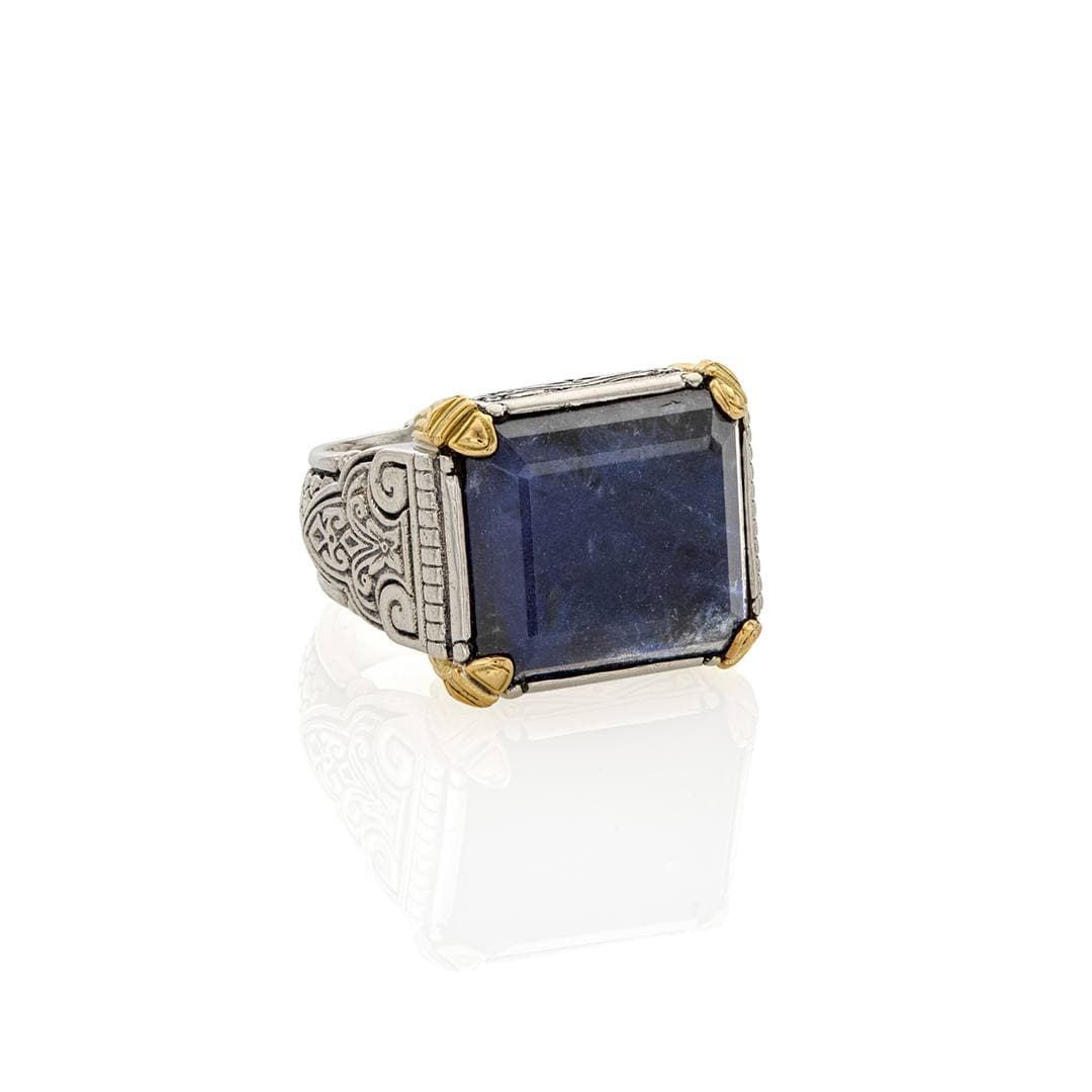 Konstantino Men's Sparta Sodalite Ring