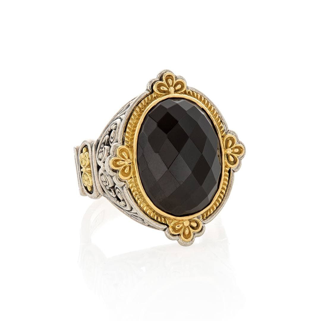 Konstantino Nykta Oval Onyx Ring