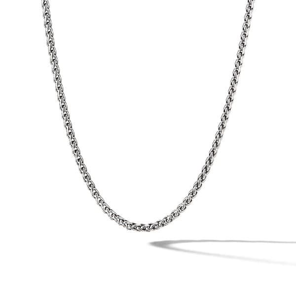 David Yurman 4mm Wheat Chain Necklace in Sterling Silver 0