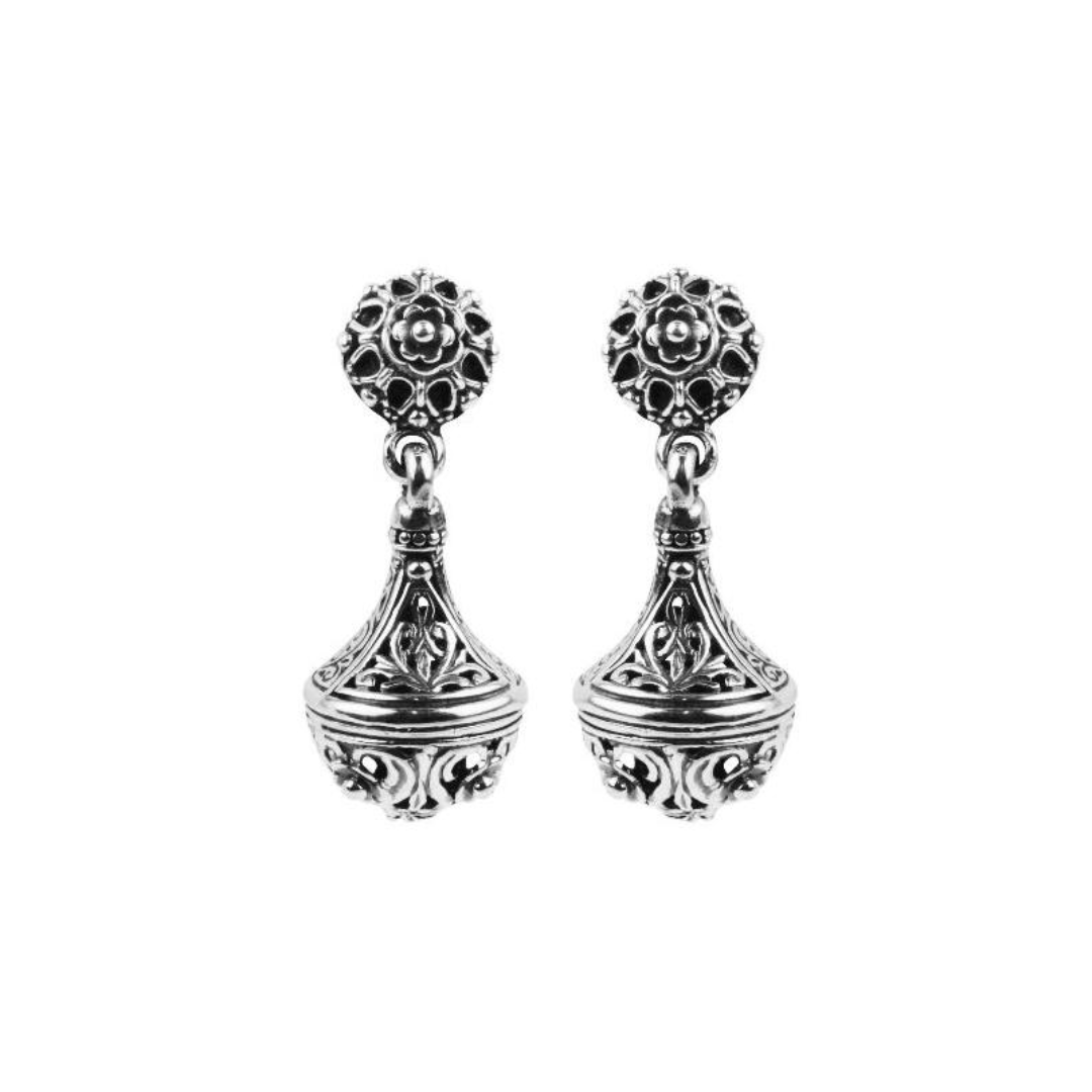 Konstantino Carved Drop Earrings