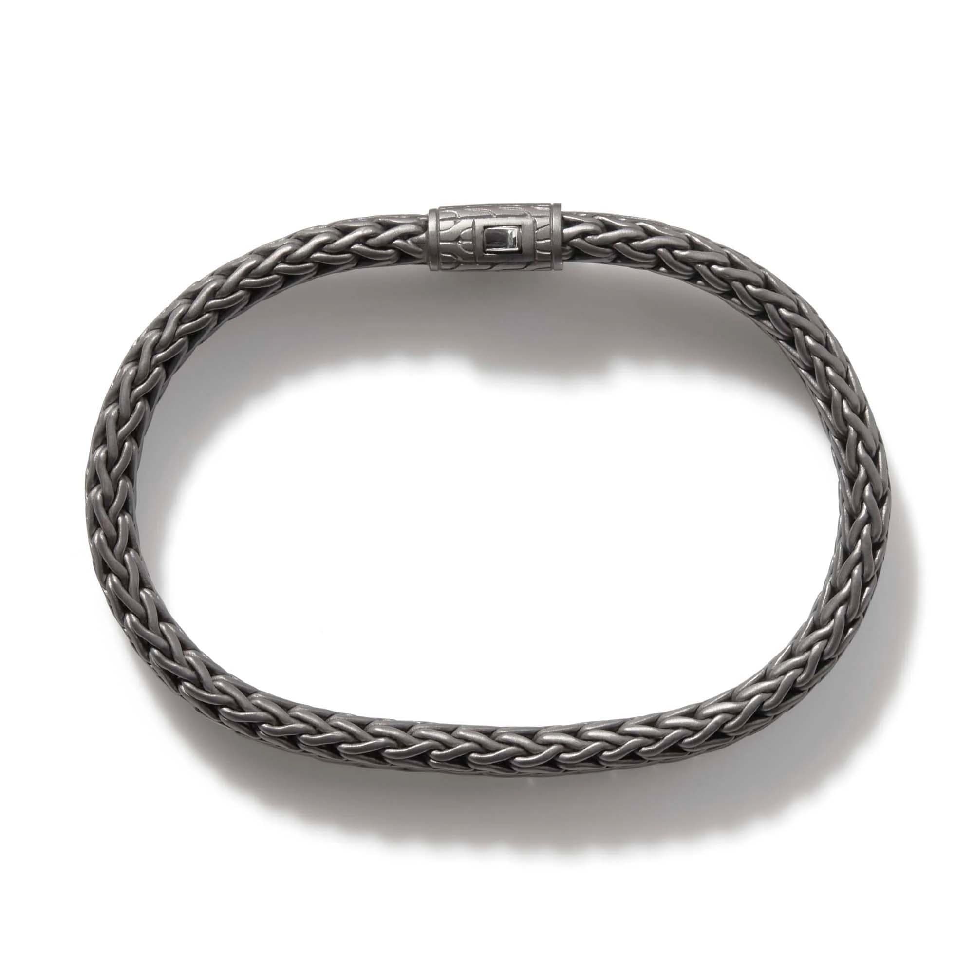 John Hardy 7.5mm Icon Bracelet in Dark Silver 3