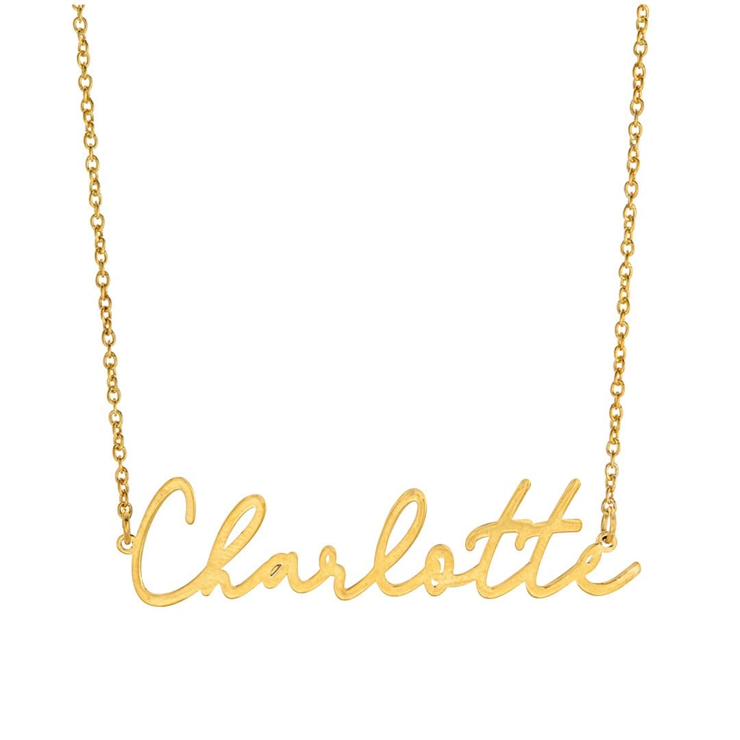 Personalized Gold Plated Name Necklace 3