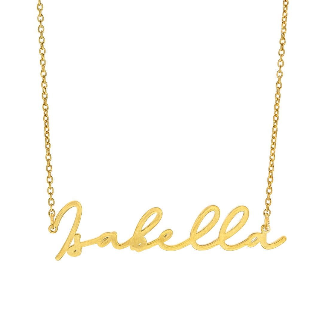 Personalized Gold Plated Name Necklace 1