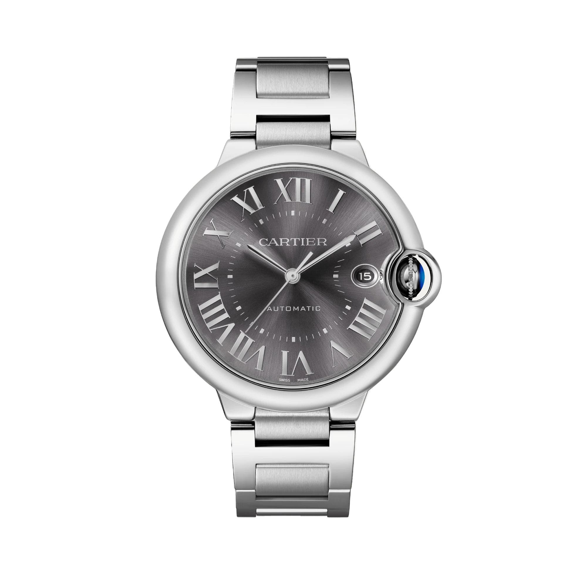 Ballon Bleu de Cartier Watch, Dark Gray Sunray-Brushed Dial, 40mm 1