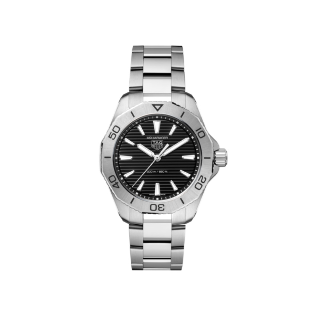 TAG Heuer Aquaracer Professional 200 Quartz Watch with Black Dial 0