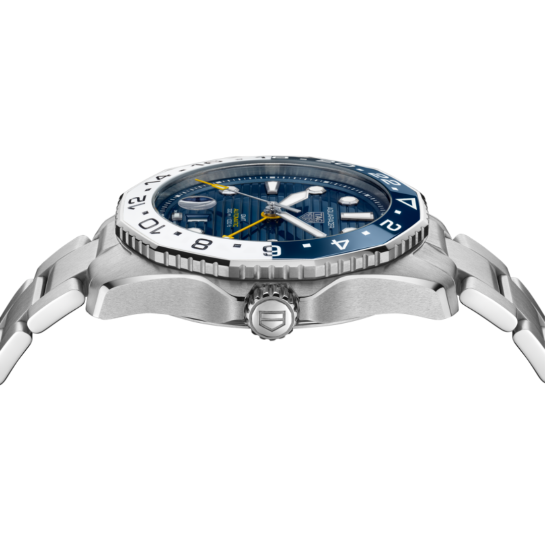 TAG Heuer Aquaracer Professional 300 GMT Calibre 7 Automatic with Blue Dial 2