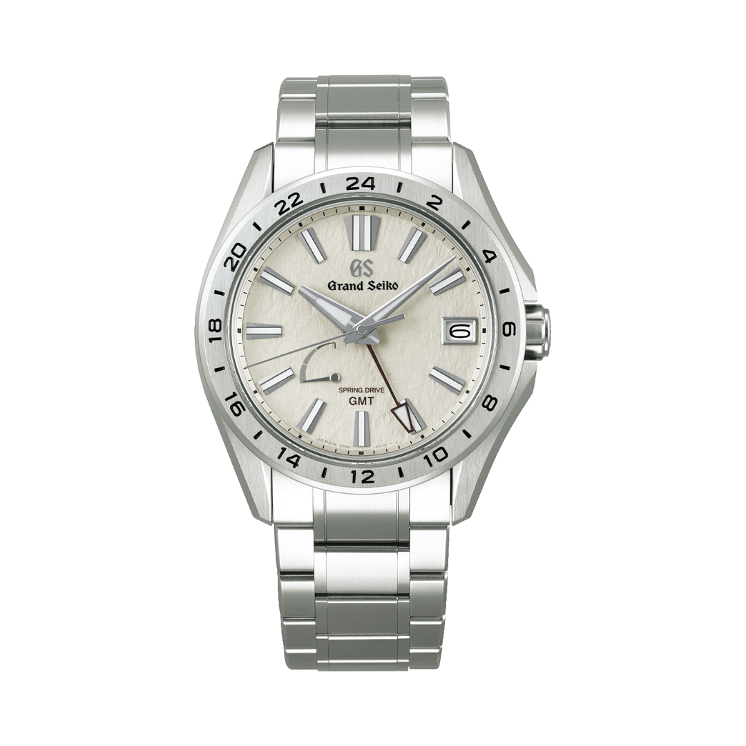 Grand Seiko Evolution 9 Collection GMT Watch with White Dial, 41mm