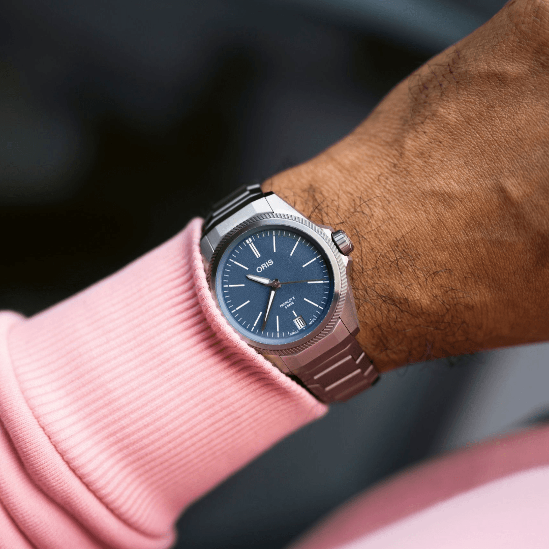 Oris Propilot X Calibre 400 with Blue Dial 3