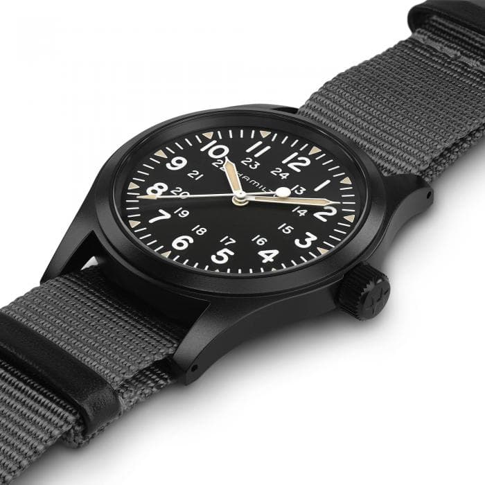 Hamilton Khaki Field Mechanical Watch with Black Dial 1