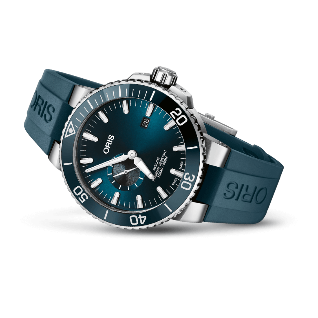 Oris Aquis Small Second, Date in Blue 1