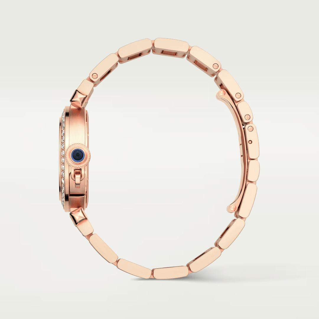 Pasha de Cartier Watch in Rose Gold with Diamonds, 30mm 4