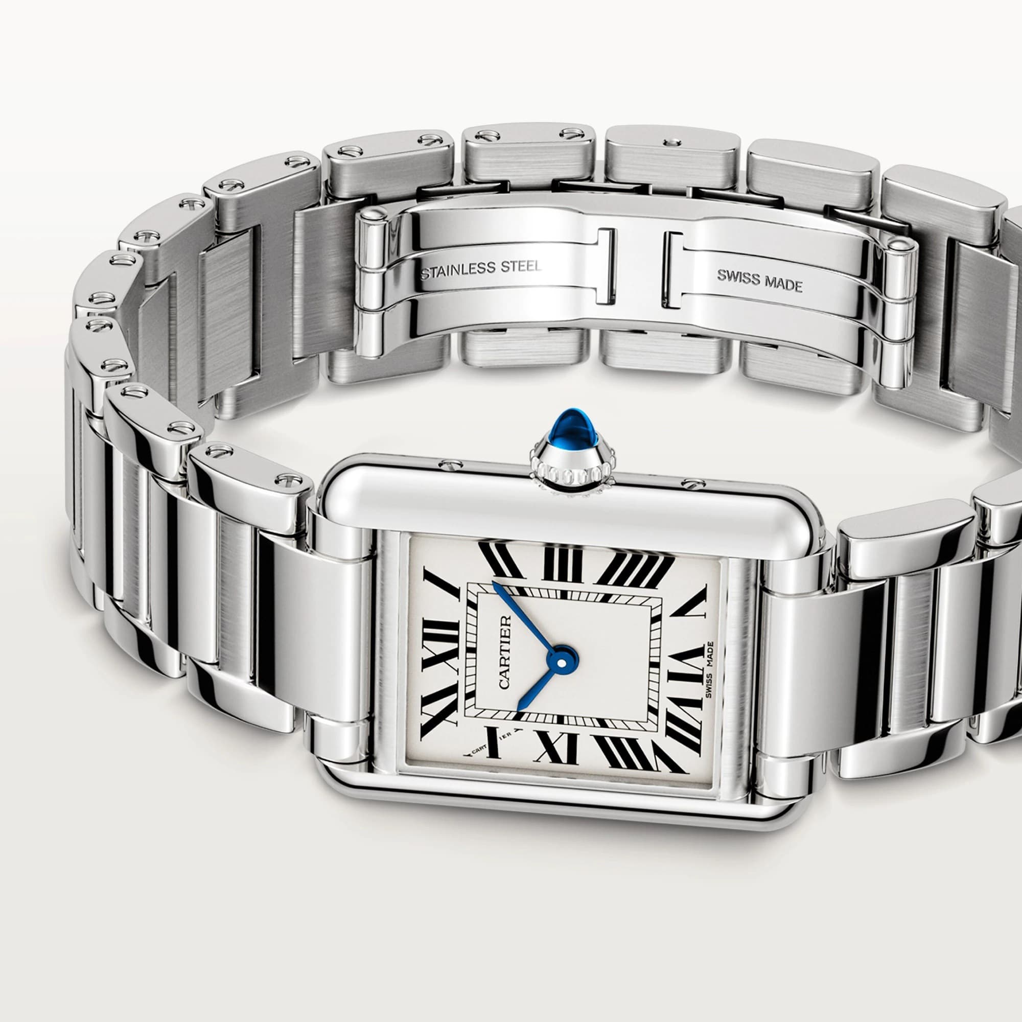 Cartier Small Tank Must Watch, Steel
