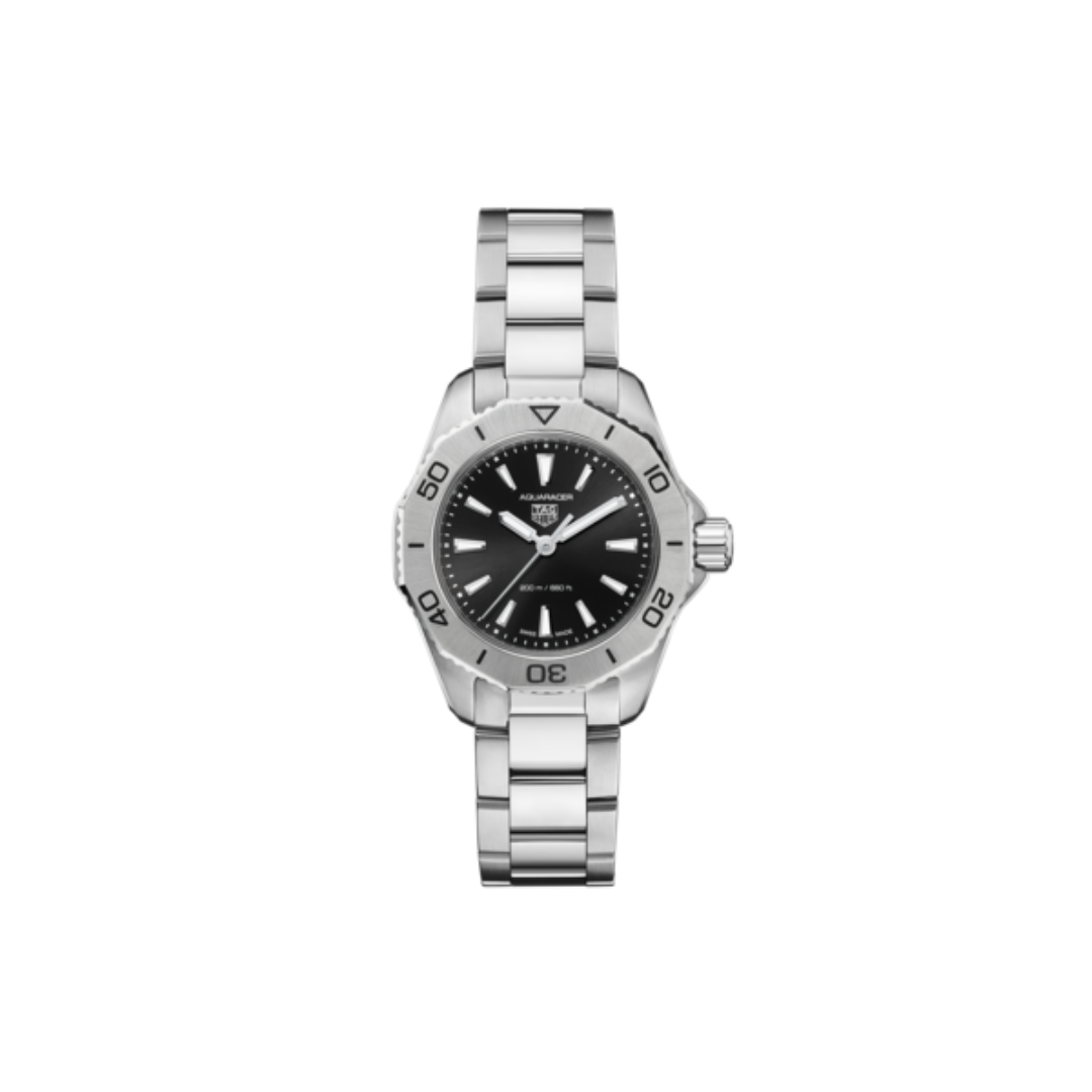 TAG Heuer  Aquaracer Professional 200 Quartz Watch with Black Dial 0