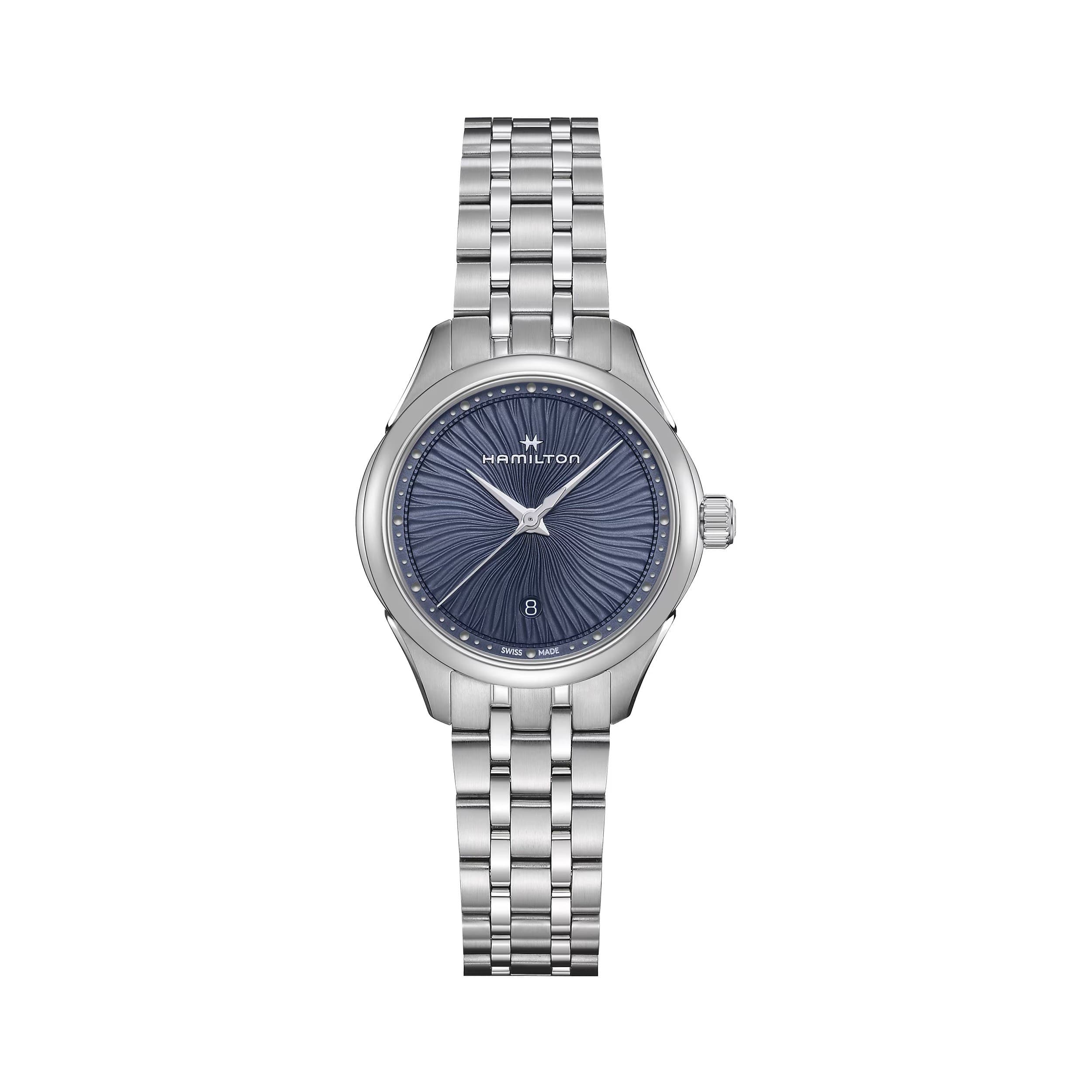 Hamilton Jazzmaster Lady Quartz Watch with Blue Dial