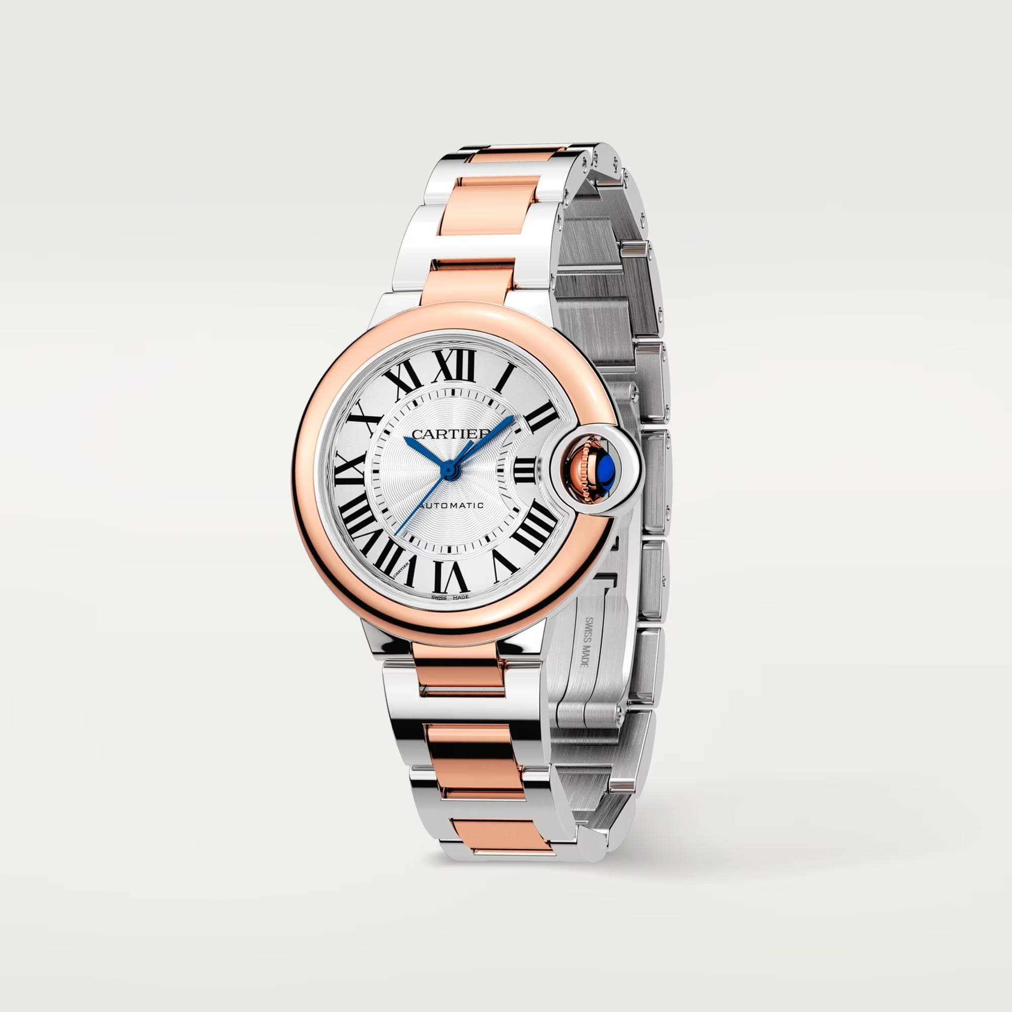 Ballon Bleu de Cartier Watch in Rose Gold, 33mm 6