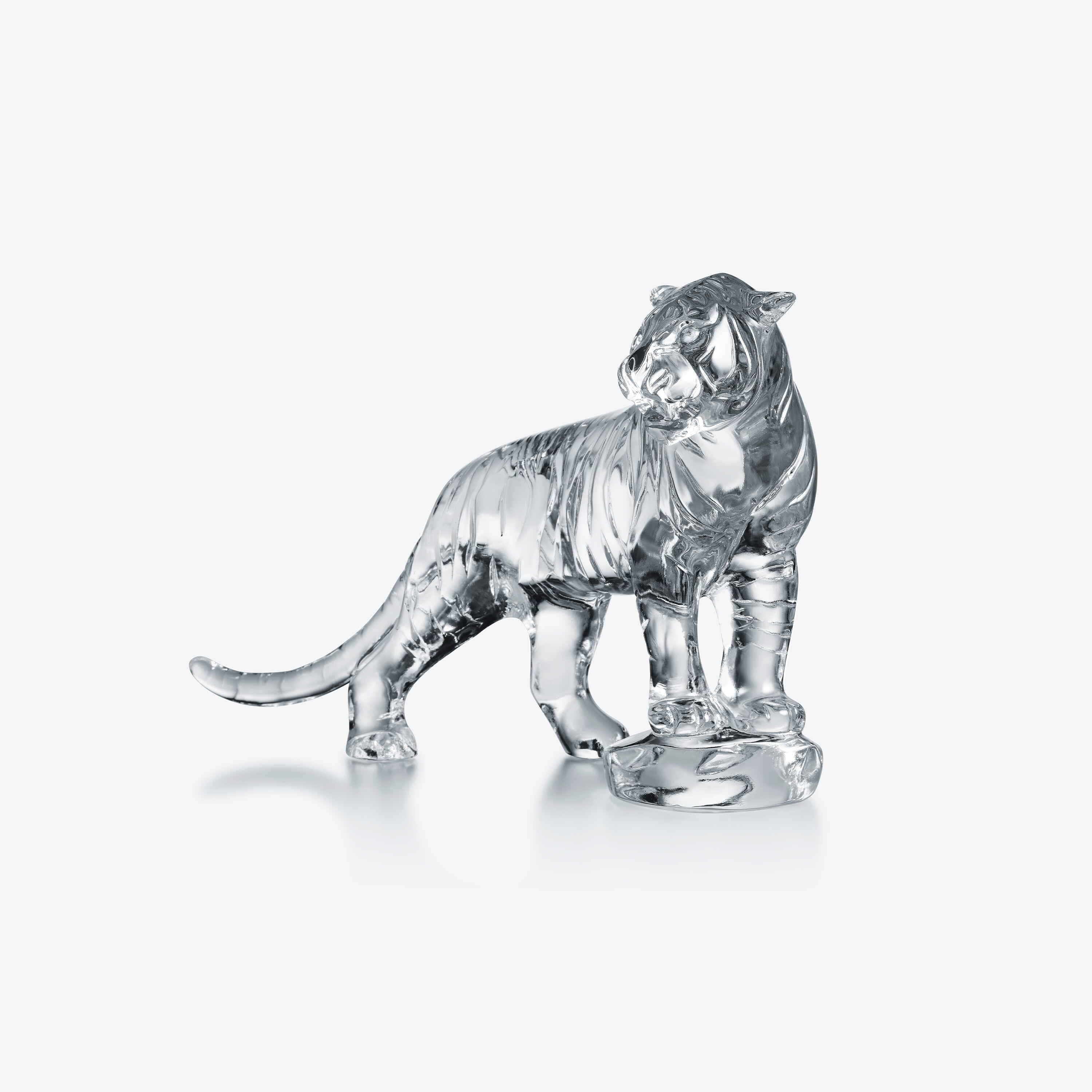 Baccarat Roaring Bengal Sculpture 1