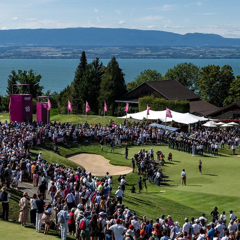 Rolex is Partner and Official Timekeeper of golf’s only Major to be staged in continental Europe. The Amundi Evian Championship is played every July at the Evian Resort Golf Club in Évian-les-Bains, France.undefined