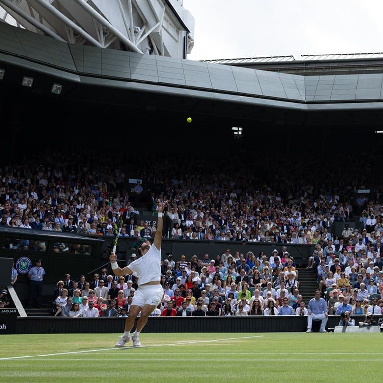 Rolex first partnered with The Championships, Wimbledon, in 1978. The world’s oldest tennis tournament is the temple of lawn tennis and of the original game. It is also where athletes become legends.undefined